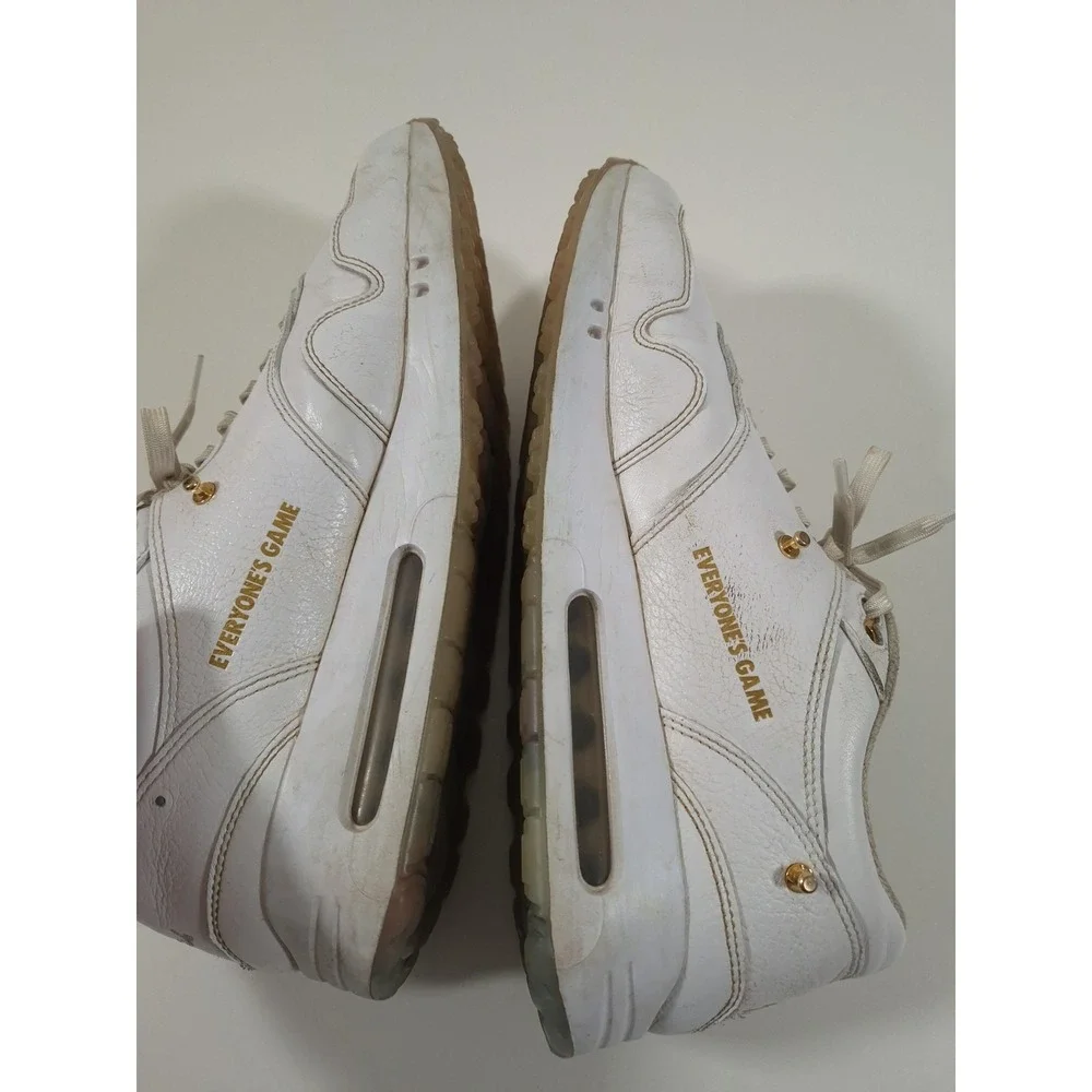 Nike Eastside Golf Everyone's Game Shoes Mens Size 13 White Gold HQ3074-100 READ